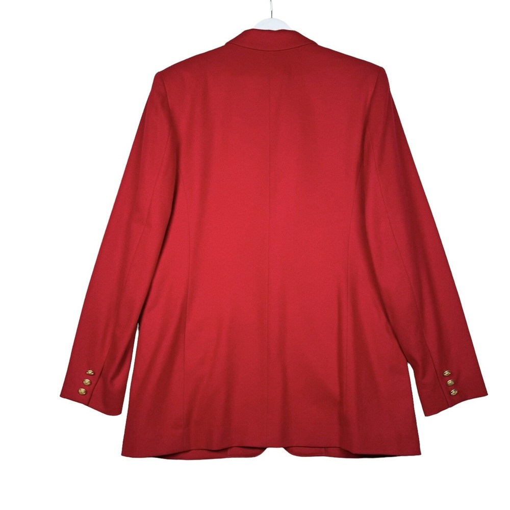 Pendleton Red Wool Blazer Jacket - Women's size Tall XL - Picture 5 of 10